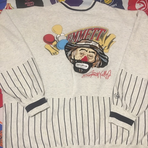 midwest embroidery Other - Vintage Emmett Kelly Jr hobo clown sweatshirt